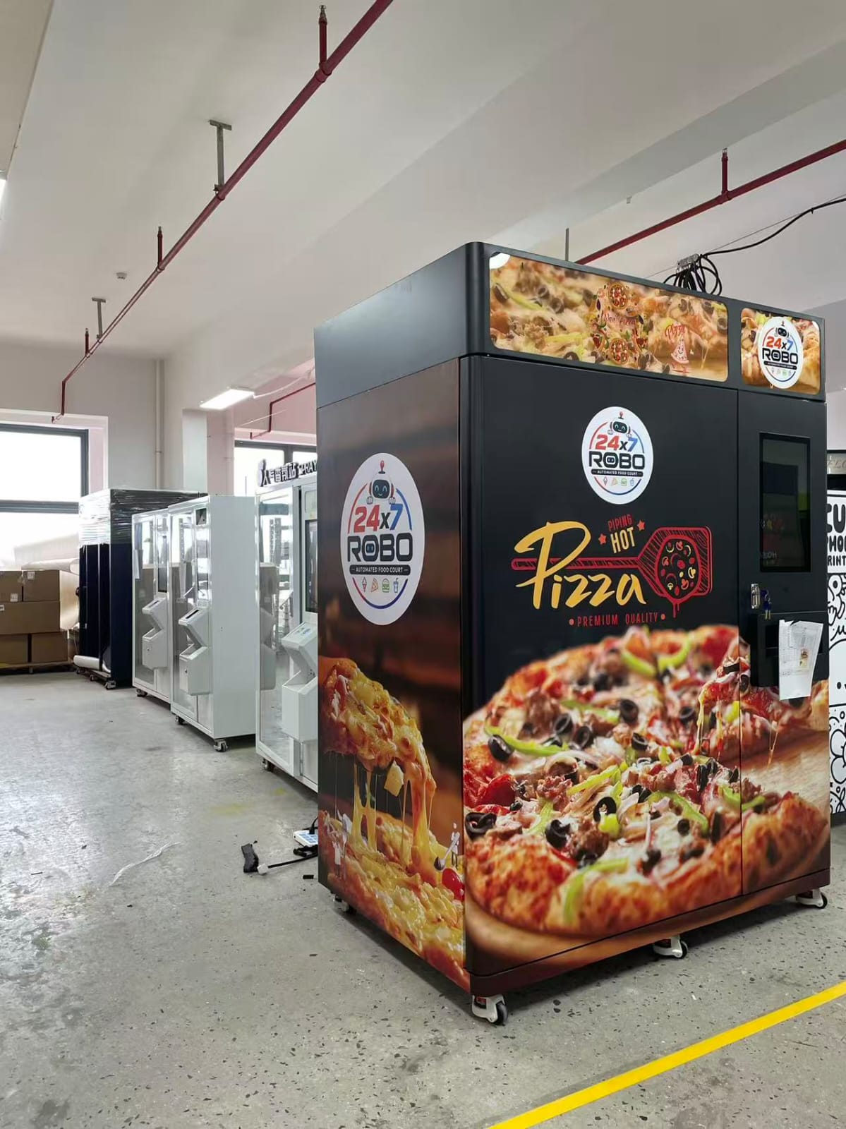 Pizza automated food machine reference photo